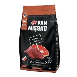 PAN MIĘSKO Wołowina z jeleniem, granulat M 5KG